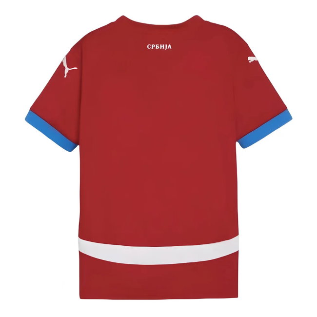2024-2025 Serbia Home Shirt (Kids) (Vidic 5)-SoccerKits Hub | Buy Soccer Jerseys Online